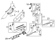 Chevy Tahoe Door Moldings Diagram - 84962551