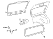 1999 GMC Jimmy Weather Strip Diagram - 15761642