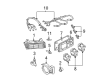Cadillac SRX Ignition Coil Diagram - 19418102