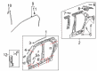 Pontiac Aztek Door Seal Diagram - 10351049