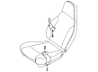 2001 Chevy Metro Seat Cushion Pad Diagram - 91171519
