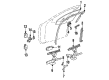 Oldsmobile Achieva Window Channel Diagram - 22635565