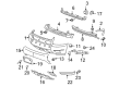 Chevy Avalanche Bumper Diagram - 22858370