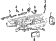 1999 Cadillac DeVille A/C Switch Diagram - 19151965