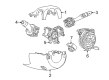 Buick Enclave Steering Column Cover Diagram - 84501691