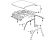2002 Cadillac Eldorado Door Seal Diagram - 25697620