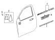 2020 GMC Sierra 2500 HD Door Moldings Diagram - 84901298