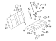 2000 Chevy Tracker Seat Cushion Pad Diagram - 91175020