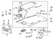 Cadillac XT4 Door Handle Diagram - 22849596
