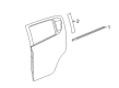 Chevy Sonic Weather Strip Diagram - 95127307