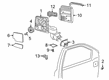 Chevy Silverado 1500 Mirror Cover Diagram - 84732162