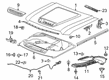 Chevy Silverado 1500 Hood Cable Diagram - 84279469