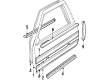 1985 Oldsmobile 98 Weather Strip Diagram - 20457657