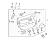 Saturn Power Window Switch Diagram - 84149992