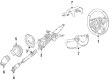 Buick Steering Column Cover Diagram - 26675035