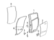2005 Saturn Ion Door Seal Diagram - 22734389