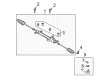 Pontiac Vibe Rack And Pinion Diagram - 19184332