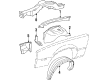 1992 Chevy Camaro Fender Splash Shield Diagram - 10139548