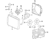 Cadillac SRX A/C Condenser Fan Diagram - 89022529