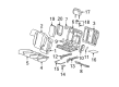 2004 Chevy Malibu Seat Cushion Pad Diagram - 22736421