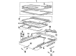 1999 Oldsmobile Aurora Weather Strip Diagram - 12536837
