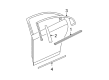 Chevy Malibu Door Moldings Diagram - 20803291