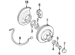 GMC C3500 Brake Backing Plate Diagram - 15649243