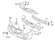 Pontiac Aztek Bumper Diagram - 88967927