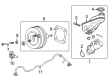 Buick Brake Booster Vacuum Hose Diagram - 84439939