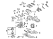 2006 Chevy Trailblazer HVAC Control Module Diagram - 19260762
