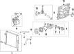 Cadillac CTS A/C Condenser Fan Diagram - 19333232