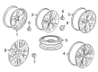 Chevy Equinox Wheel Cover Diagram - 22791586