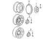 Chevy Silverado 1500 Wheel Cover Diagram - 9597163