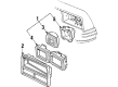 GMC Caballero Headlight Bulb Diagram - 16504559