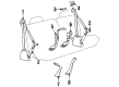 1994 Chevy K1500 Seat Belt Diagram - 12549548