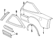 1995 Oldsmobile Cutlass Supreme Door Moldings Diagram - 10216218