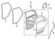 2022 Cadillac XT4 Door Seal Diagram - 84234127