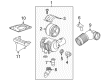 Chevy Silverado 2500 HD Air Filter Box Diagram - 20821430