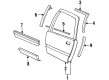 1995 Buick Roadmaster Door Moldings Diagram - 16614998