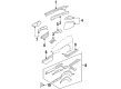 Pontiac Fender Splash Shield Diagram - 10204749