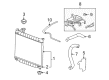 2006 Chevy Trailblazer Coolant Reservoir Diagram - 89022552