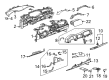 Chevy SSR Dash Panel Vent Portion Covers Diagram - 15783138