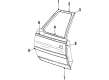 1984 Oldsmobile Custom Cruiser Door Moldings Diagram - 9637406
