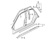 Saturn LW2 Door Seal Diagram - 22718869