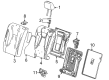 2022 Buick Envision Seat Cushion Pad Diagram - 84889477