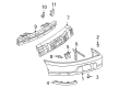 Chevy Cavalier Bumper Diagram - 22597558