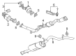 Chevy Colorado Exhaust Hanger Diagram - 23143590