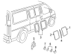Chevy Express 3500 Weather Strip Diagram - 22888210
