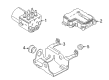 Chevy Silverado 2500 HD ABS Control Module Diagram - 19301639