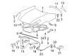 Saturn Hood Cable Diagram - 15773638